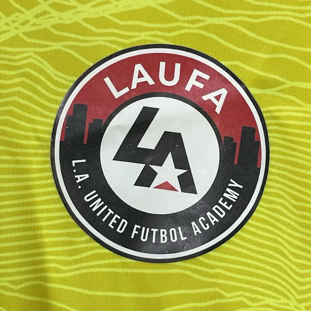 Adidas Jersey Mens L Yellow LAUFA LA United Futbol‎ Academy Long Sleeve #1